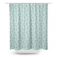 thumbnail image 1 of S4Sassy Green Dalmatian Dog Water Repellent Bath Shower Curtain With Roller Rings Hook-60 x 70 Inch, 1 of 6