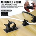thumbnail image 4 of shiyou-Cable Management Under Desk, Wire Organizer Kit with Cable Clips, Cord Ties and Desk Cable Net, Desk Organizer Suitable for Offices, Home, Game Room, 4 of 4