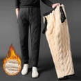 thumbnail image 3 of TQEHS Pantalones deportivos gruesos y cálidos de cachemir de invierno para hombre, pantalones de chándal de moda para hombre GXA X4X6, 3 of 6