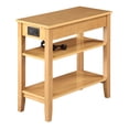 thumbnail image 4 of American Heritage One-Drawer End Table w/Charging Station in Caramel Wood Finish, 4 of 9