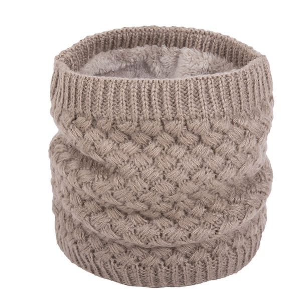 Bufanda unisex de color sólido para el cuello, cálida y de invierno para hombre