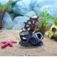 thumbnail image 5 of Cueva de acuario decorativa JAMW Barril de vino con rueda de viento Sencillez, 5 of 5