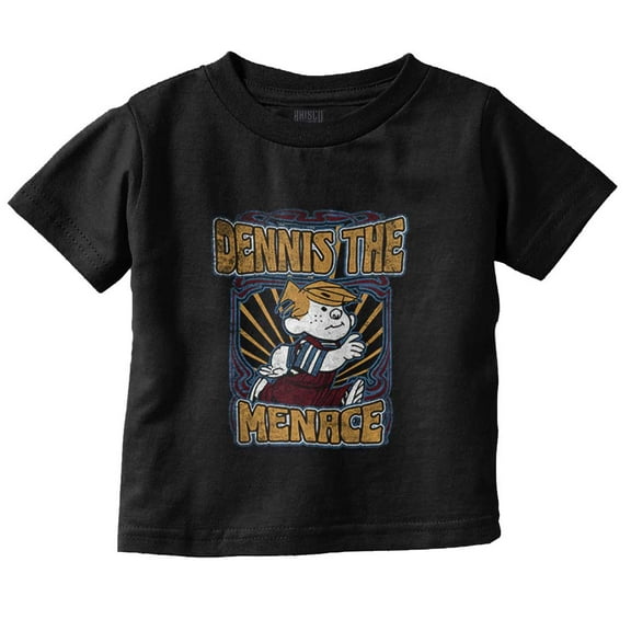 Dennis The Menace Cartoon Hippie Toddler Boy Girl T Shirt Infant Toddler Brisco Brands 6M