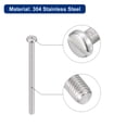 thumbnail image 4 of 304 Stainless Steel Machine Screws 10 Pack M3x45mm Slotted Drive Pan Head Screw Bolts, 4 of 5
