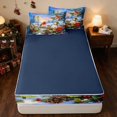 thumbnail image 4 of Erosebridal Cardinal Winter Queen Comforter Set with Fitted Sheet and 2 Pillowcases, Mint White, 4 of 7