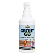Grout66 Instant Grout Cleaner and Grout Restorer with Brush, Low-Odor, 32 oz.