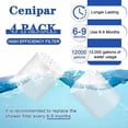 thumbnail image 4 of HIBIBUD 2026 New 4 Pack 20 Stage Shower Filter,Replacement Shower Cartridge Filter with Vitamin C,Shower Head Replacement Filter for Hard Water Shower Head Filter Replacement, 4 of 7