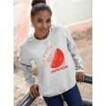 thumbnail image 2 of Japanese Dragon  W Japanese Text Sweatshirt Women -Image by Shutterstock, Female Large, 2 of 4