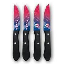 Woodrow Texas Rangers 4-Piece Stainless Steel Steak Knife Set