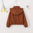 thumbnail image 7 of Liyamei Kids Lightweight Hooded Jacket with Zipper for Fall Windproof Outerwear Size 9-10 Years, 7 of 7