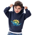 thumbnail image 2 of GNFQXSS Kids Graphic Hooded Sweatshirt Relaxed Soft Breathable Comfortable Casual Thanksgiving Parade Outdoor Wear Navy 4 Years, 2 of 6