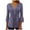 Pink, variant on YUGYXL 3/4 Bell Sleeve Shirts for Women Lounge Henley Tshirts Ruffle Flowing Striped Soft Comfy Blouse Ladies Button V Neck Tunics Fit Tops Holiday Tees