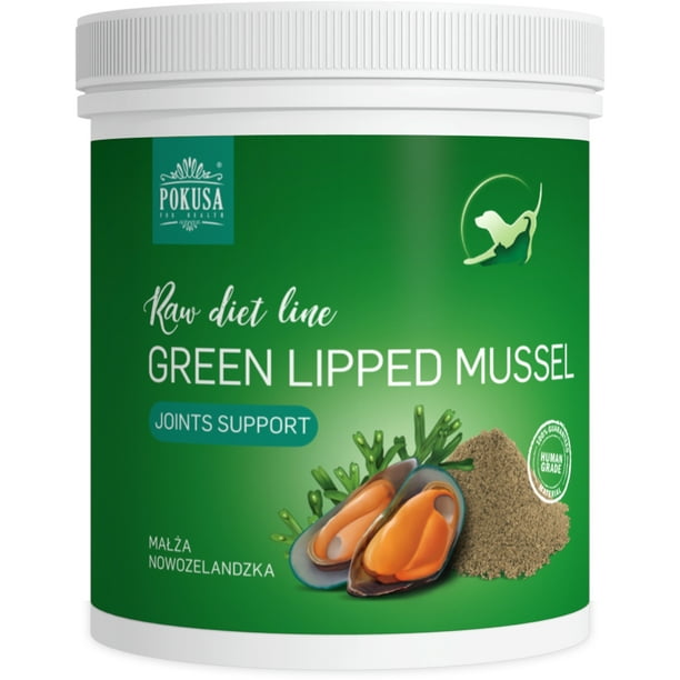 Green Lipped Mussel Dog Joint and Hip Support Natural Health Mobility AntiInflammatory