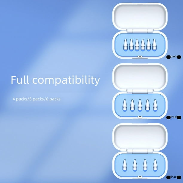Estuche de almacenamiento de puntas de lápiz adecuado para la segunda generación de Apple, accesorios para la cubierta de la punta del lápiz capacitivo, estuche para lápiz, punta del lápiz óptico