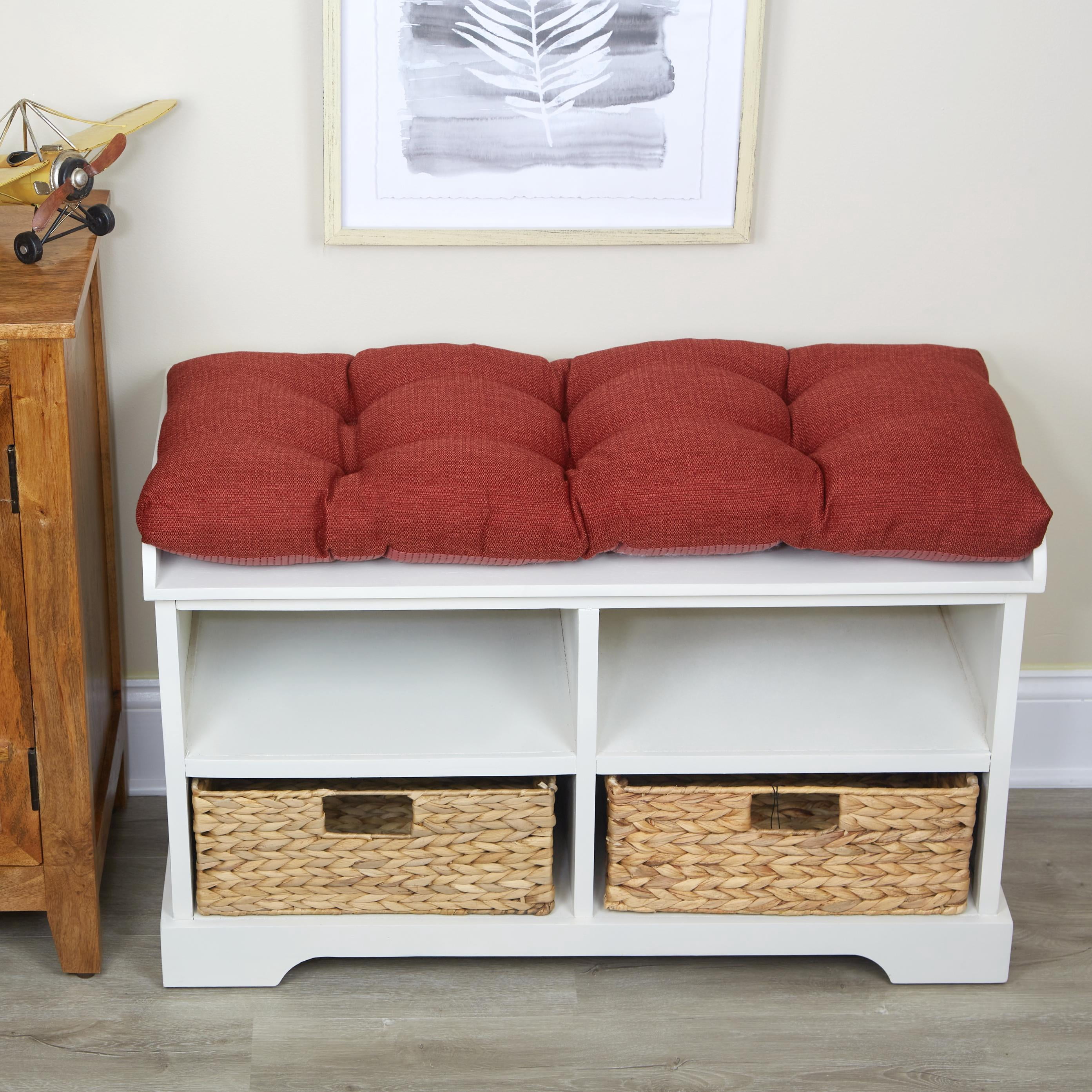 Klear Vu Gripper Omega Tufted Universal 33-inch Bench Cushion