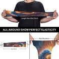 thumbnail image 4 of Daiia Cool Dolphin UV Sun Protection Arm Sleeves - Cooling Compression Arm Sleeve - Sports & UV Arm Sleeves for Men & Women, 4 of 8