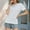 White, variant on Women's T-Shirts Sevevn Women's Spring And Summer Solid Color Basic Casual Versatile Cotton Short Sleeved Top Spring Tops For Women