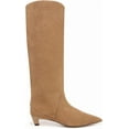 thumbnail image 2 of Franco Sarto Women's Martin Pointed Toe Knee High Boot Tuscan Taupe Suede 6.5M, 2 of 5