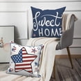 thumbnail image 2 of Dashan 4th of July Pillow Cover 16x16 Set of 4,Independence Day Red Blue Stars Cushion Cases for Couch Sofa Bed Home Decor, 2 of 6