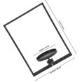 thumbnail image 2 of IDEANATEGRATE Estante De Pared Para Plantas Negro De Metal Para Moderno Y, 2 of 8