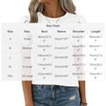 thumbnail image 3 of Lumosvexa Women Short Shirt Tops Womens Casual Plain T-Shirt Crew Neck T Shirt White Size XL, 3 of 6