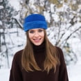 thumbnail image 5 of Loritta Winter Hats for Women Long Classic Scarf Warmer Gloves Set Winter Accessories for Women Gemstone Blue, 5 of 5