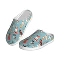 thumbnail image 2 of KLL Animal Dog Pattern Adult Unisex Cozy Slippers,Fuzzy Slip-on Slippers TPR Sole Slippers Comfort Plush Home Footwear for Indoor & Outdoor-37/38, 2 of 7