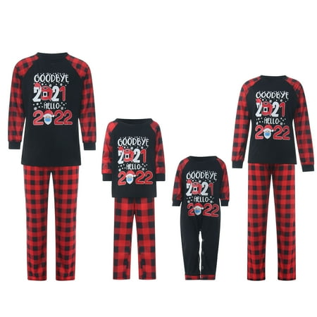 

Spring hue 2021 Family Matching Xmas Pjs Christmas Pajamas Adult Kids Baby Santa Sleepwear Set