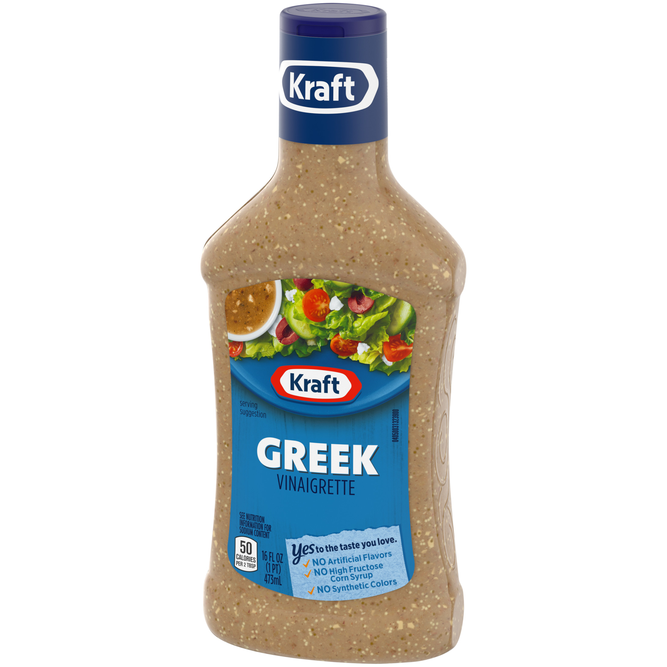 Kraft Greek Vinaigrette Salad Dressing, 16 fl oz Bottle - image 4 of 6