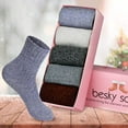 thumbnail image 5 of besky Warm Socks for Women Cozy Fuzzy Winter Socks, 5 of 6