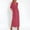c01Red, variant on LNWUY Womens Long Loose Comfortable Breathable Short Sleeve Slit Wrap V-Neck Gowns Maxi Dress Green XL