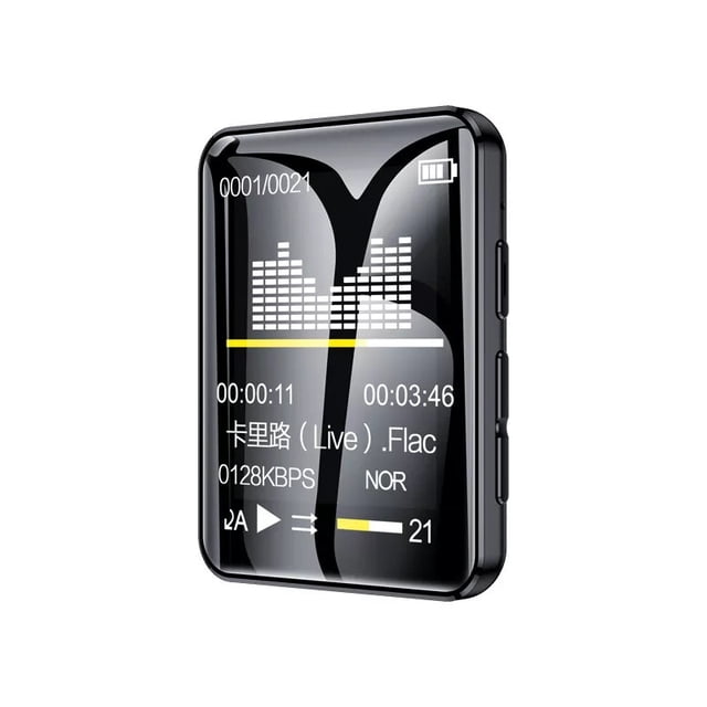 Reproductor de MP3 Bluetooth, reproductor de pantalla Mp3 HD Walkman, texto portátil de reducción de ruido a Walkman Bluetooth