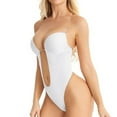 thumbnail image 1 of WZXFASHION Shapewear For Women Plus Size Backless Built In Bra Body Shaper Seamless With Open Crotch Shapers White S, 1 of 8