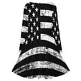 thumbnail image 5 of American Flag Black And White Long Sleeve Dresses For Women Vintage Elegant Party Dress Oversized V-neck Dress S-8XL, 5 of 7