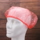 thumbnail image 2 of 100 gorros desechables de ducha, prácticos y cómodos para proteger el cabello, para mujer (rojos), 2 of 7