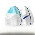 thumbnail image 3 of Heart-Shaped Memory Foam Leg Pillow - 100% Slow Rebound Contour Design, Compact Size 25*25*15*6, Lightweight <1lb, Durable Factory-Made Support for All Sleep Positions, White, 3 of 5