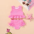 thumbnail image 4 of Tiny Cutey Toddler Girl Swimsuit Baby Summer Sleeveless Two-Piece Suit Beach Bikini Swimwear for 4-5T, 4 of 8