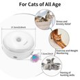 thumbnail image 2 of Smart Cat Toy for Feathered Cat, Silent Version Interactive Kitten Toy, Electronic Toy Random Automa, 2 of 5
