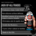 thumbnail image 4 of (2 pack) Adam’s Total Interior Cleaner & Protectant, 16oz., Car Interior Quick Detailer & SiO2 Protection - Ceramic Infused UV Protection, Anti-Static, OEM Finish - for Leather, Vinyl, Plastics, Glass & More, 4 of 10