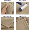 thumbnail image 4 of Cobija Matrimonial Bluelander de Franela 100% Poliéster Ultrasuave, Beige, 4 of 5