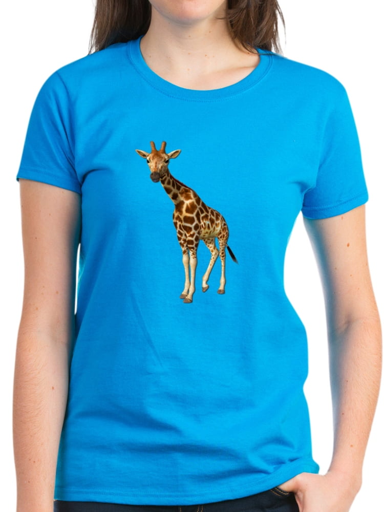 CafePress - The Giraffe - Women's Dark T-Shirt - Walmart.com