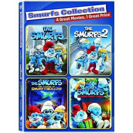 The Smurfs / The Smurfs 2 / The Smurfs: The Legend of Smurfy Hollow / The Smurfs: A Christmas Carol (DVD Sony Pictured)