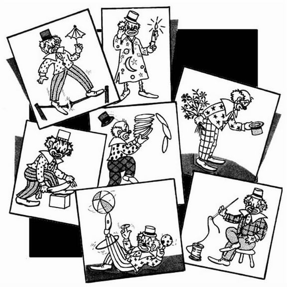 Aunt Martha's #3878 Clancy the Clown