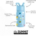 thumbnail image 2 of shiyou-Sesame Street Bouteille d'Eau pour Enfants avec Couvercle à Paille / Gobelet Réutilisable en Acier Inoxydable Isolé pour Tout-Petits, Garçons / Collection Summit / 14oz, Sesame Street Pals, 2 of 4