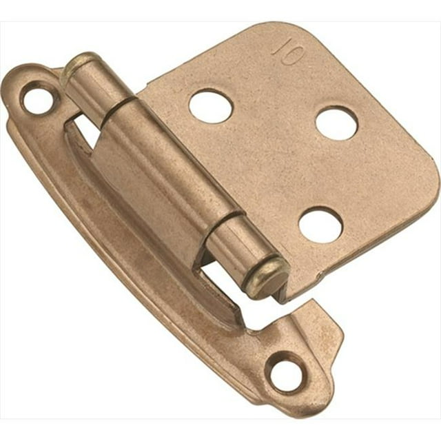 Satin Bronze Surface Auto-Fermeture Charnière Affleurante 2-Pack