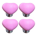 thumbnail image 7 of Tnobhg 4Pcs Love Heart-shaped Toilet Buttons Creative Shape Vibrant Color Easy to Install Drawer Knobs Toilet Tank Buttons Auxiliary, 7 of 7