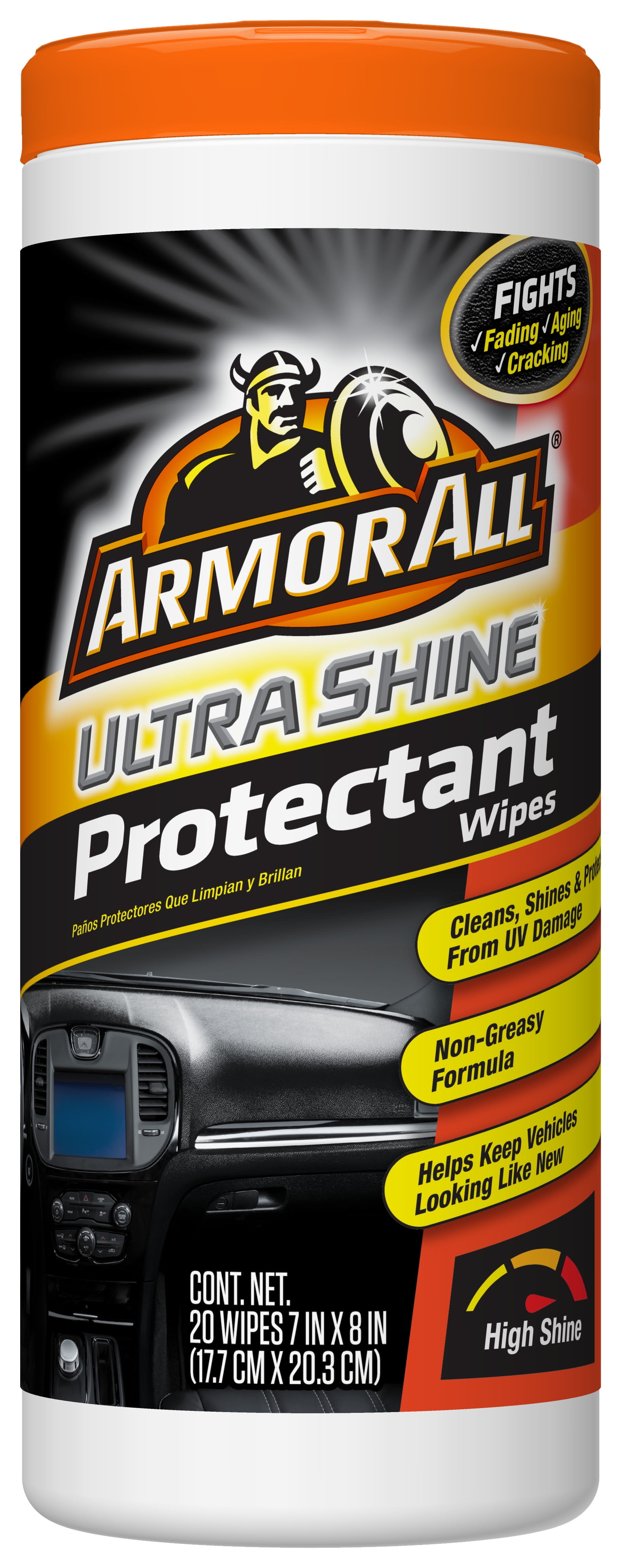Armor All Ultra Shine Car Protectant Wipes (20 Count)