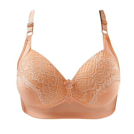 Fesfesfes Bras for Women Wireless Ladies Solid Color Comfortable Bra Underwear Bras Sport Bras