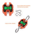 thumbnail image 2 of Portable Handheld Hanging Scale, 250kg Capacity with 50g Precision, LCD Backlit Display, 3 Units (kg/lb/catty) Switchable, ABS & Stainless Steel Construction, Orange Color, for Home Shopping,, 2 of 6