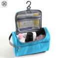 thumbnail image 4 of Luxtrada Cosmetic Bag Makeup Storage Case Hanging Travel Toiletry Bag Organizer Storage Bag (Blue), 4 of 9